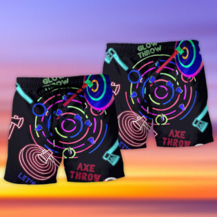 Axe Throwing Strong Neon - Beach Short - Owl Ohh - Owl Ohh