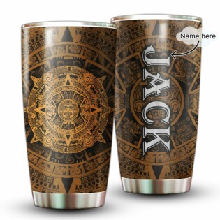 Aztec Mexico Beautiful Style Personalized - Tumbler - Owl Ohh - Owl Ohh