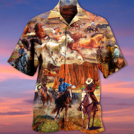 Cowboy Love Life Love Cool - Hawaiian Shirt - Owl Ohh - Owl Ohh