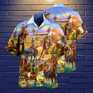 Cowboy Desert Love Life Cool - Hawaiian Shirt - Owl Ohh - Owl Ohh