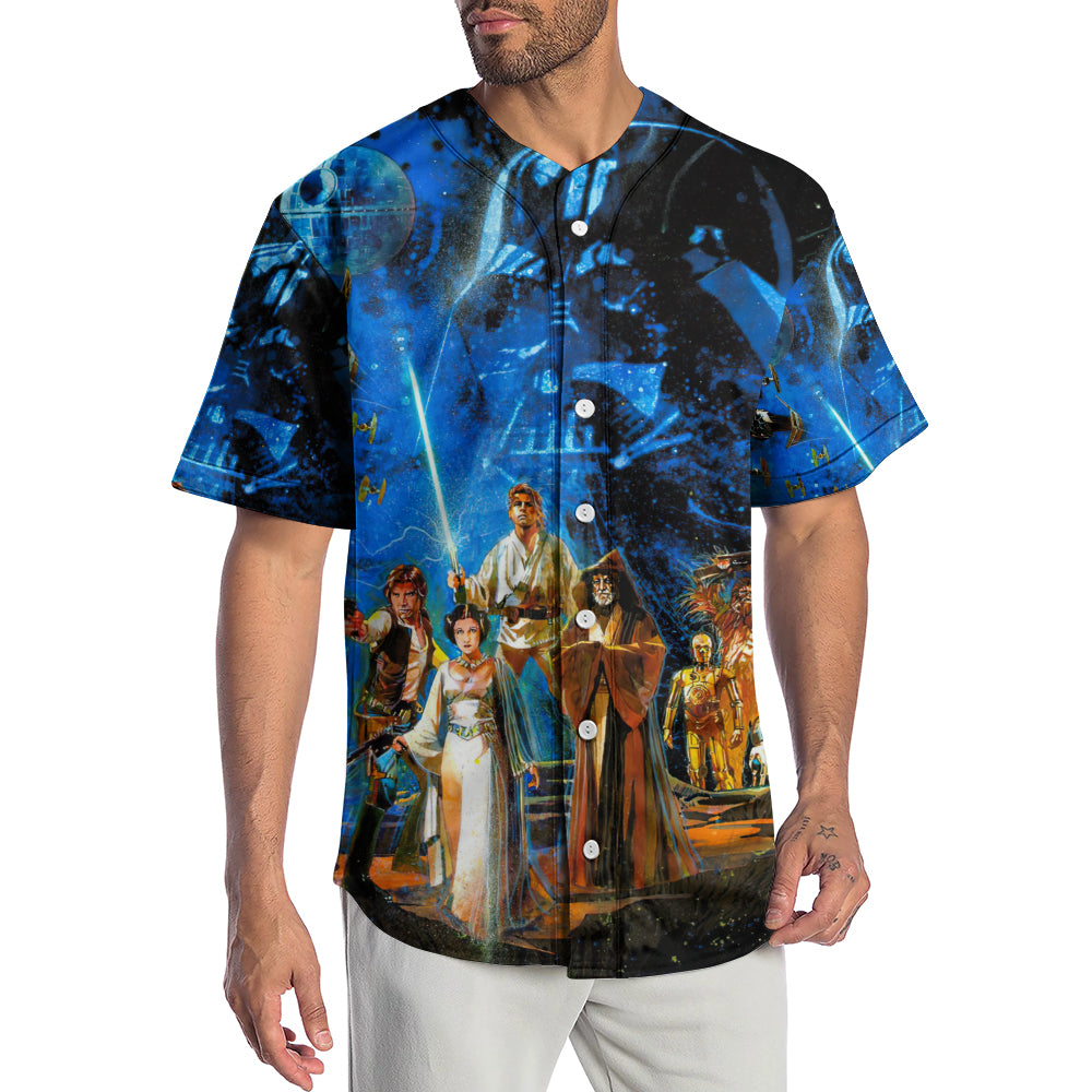 Starwars Cool Vintage Style - Baseball Jersey