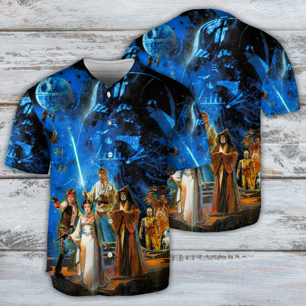 Starwars Cool Vintage Style - Baseball Jersey