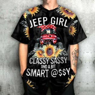 Jeep Girl Classy Sassy - Baseball Jersey - Owl Ohh - Owl Ohh
