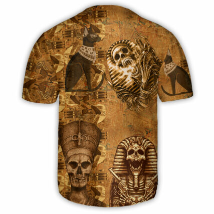 Egypt Skull Vintage Classic - Baseball Jersey - Owl Ohh - Owl Ohh