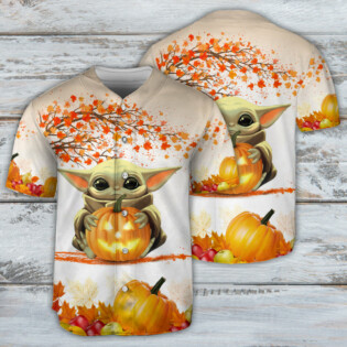 Starwars Halloween Baby Yoda Tricks Or Treat - Baseball Jersey