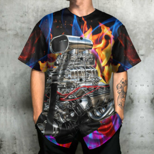Hot Rod Hot Road - Baseball Jersey - Owl Ohh - Owl Ohh