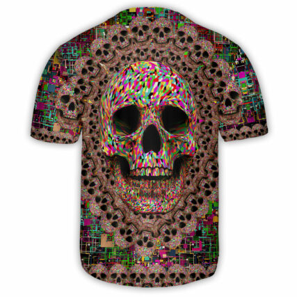 Skull Amazing Smiling - Baseball Jersey - Owl Ohh - Owl Ohh