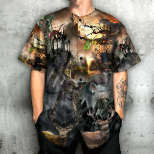Hunting Warrior Hunting Lover - Baseball Jersey - Owl Ohh - Owl Ohh
