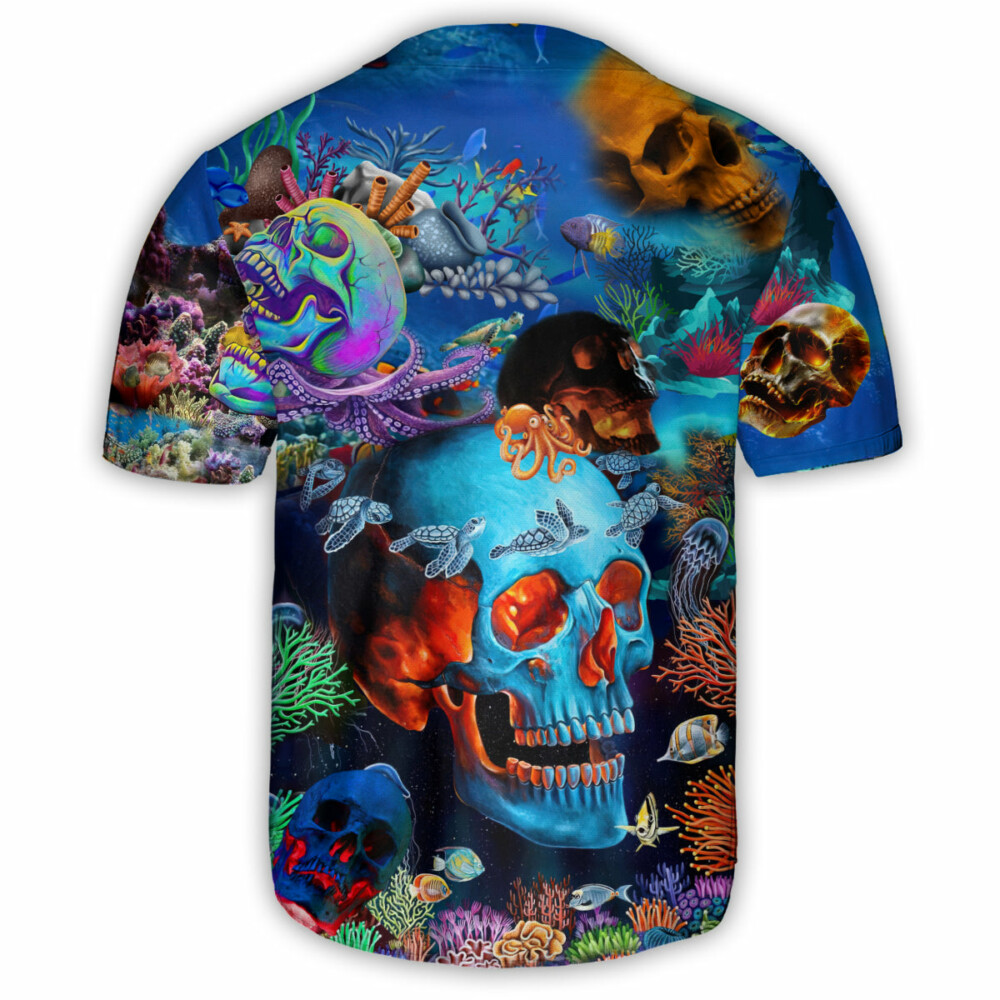 Skull Deep In The Ocean - Baseball Jersey - Owl Ohh - Owl Ohh