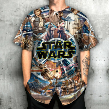 Starwars Fighting In Galaxy - Baseball Jersey - Owl Ohh-Owl Ohh