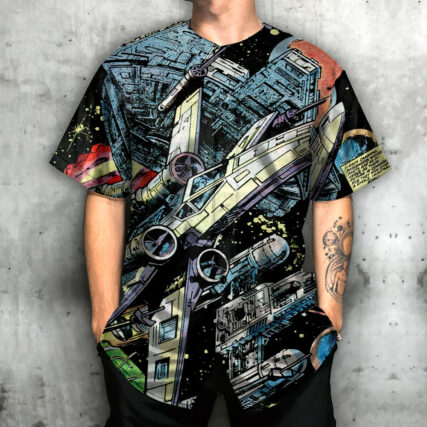 Star Wars Han Solo Spaceship - Baseball Jersey