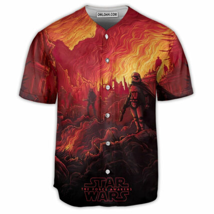 Starwars The Force Awakens 2 - Baseball Jersey - Owl Ohh-Owl Ohh