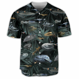 3D S.T Space Ships - Baseball Jersey - Owl Ohh-Owl Ohh