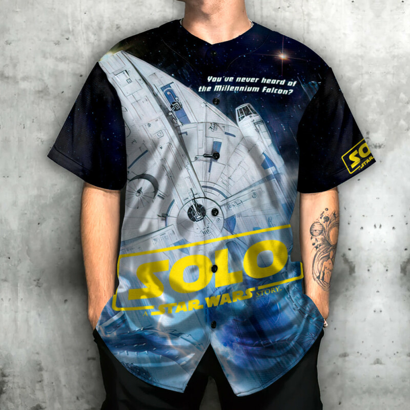 Solo SW You’ve Never Heard Of The Millennium Falcon - Baseball Jersey - Owl Ohh-Owl Ohh