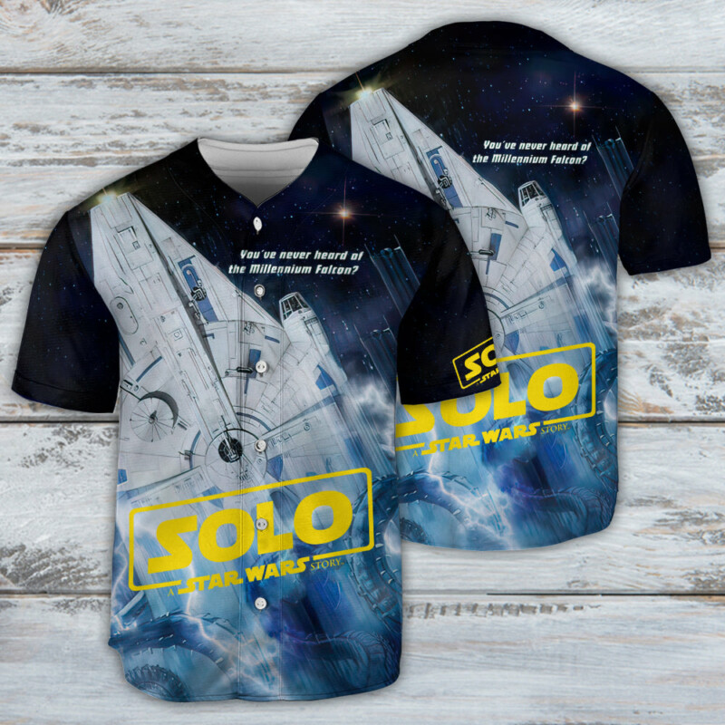Solo SW You’ve Never Heard Of The Millennium Falcon - Baseball Jersey - Owl Ohh-Owl Ohh