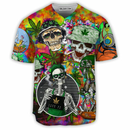 Skull Life Style So High - Baseball Jersey - Owl Ohh - Owl Ohh