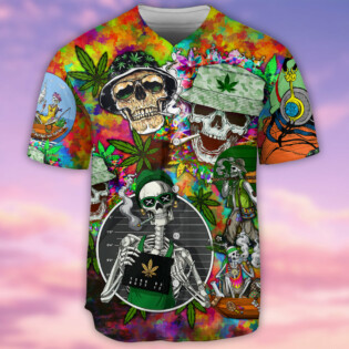 Skull Life Style So High - Baseball Jersey - Owl Ohh - Owl Ohh