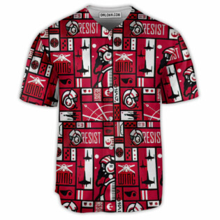 Starwars Wing Resist - Baseball Jersey - Owl Ohh-Owl Ohh
