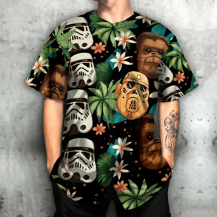 Star Wars Tropical Leaf Summer - Baseball Jersey