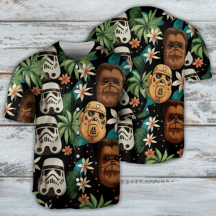 Star Wars Tropical Leaf Summer - Baseball Jersey