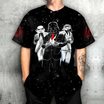SW Darth Vader Come To The Dark Side We Have Gentleman - Baseball Jersey - Owl Ohh-Owl Ohh