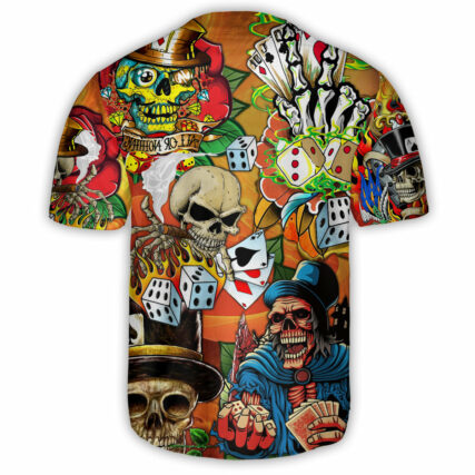 Skull Life Style Poker - Baseball Jersey - Owl Ohh - Owl Ohh