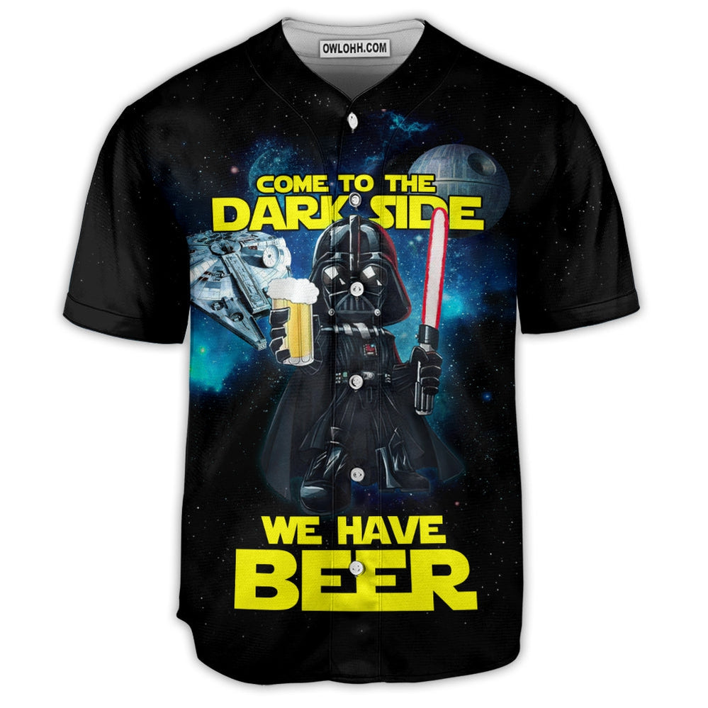Star Wars Darth Vader Dark Side Beer - Baseball Jersey