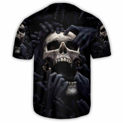 Skull Love Darkness - Baseball Jersey - Owl Ohh - Owl Ohh