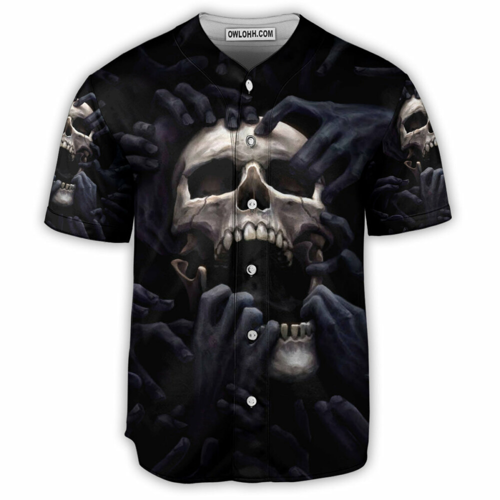 Skull Love Darkness - Baseball Jersey - Owl Ohh - Owl Ohh