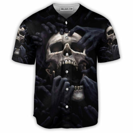 Skull Love Darkness - Baseball Jersey - Owl Ohh - Owl Ohh