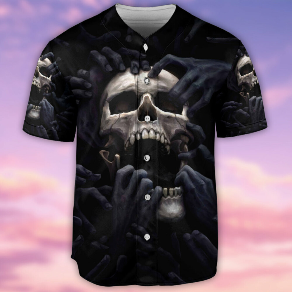 Skull Love Darkness - Baseball Jersey - Owl Ohh - Owl Ohh