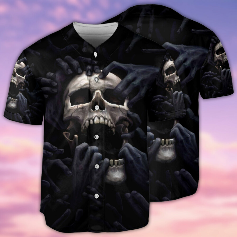 Skull Love Darkness - Baseball Jersey - Owl Ohh - Owl Ohh