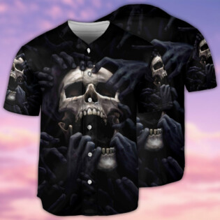 Skull Love Darkness - Baseball Jersey - Owl Ohh - Owl Ohh
