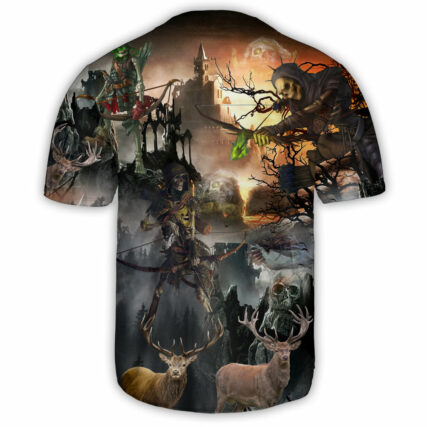 Skull Love Hunting - Baseball Jersey - Owl Ohh - Owl Ohh