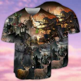 Skull Love Hunting - Baseball Jersey - Owl Ohh - Owl Ohh