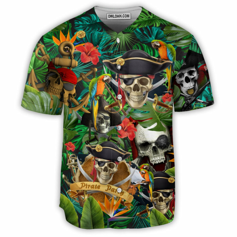 Skull Pirates Make Ledgends - Baseball Jersey - Owl Ohh - Owl Ohh