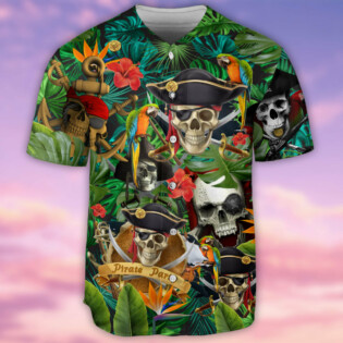 Skull Pirates Make Ledgends - Baseball Jersey - Owl Ohh - Owl Ohh