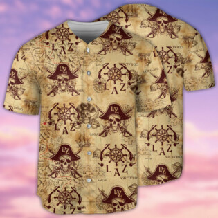 Skull Pirates Fear Style Lover - Baseball Jersey - Owl Ohh - Owl Ohh