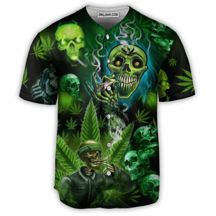 Skull So High - Baseball Jersey - Owl Ohh - Owl Ohh
