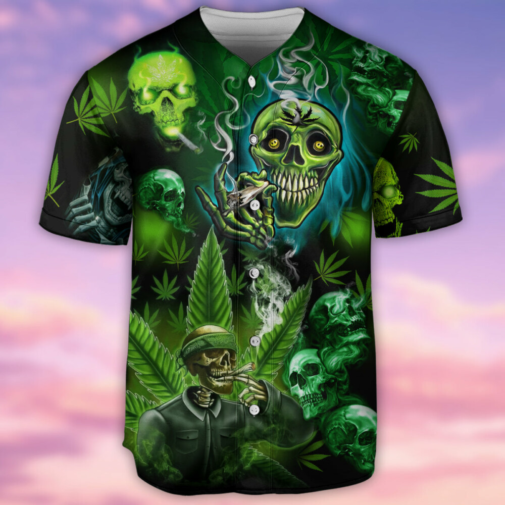 Skull So High - Baseball Jersey - Owl Ohh - Owl Ohh