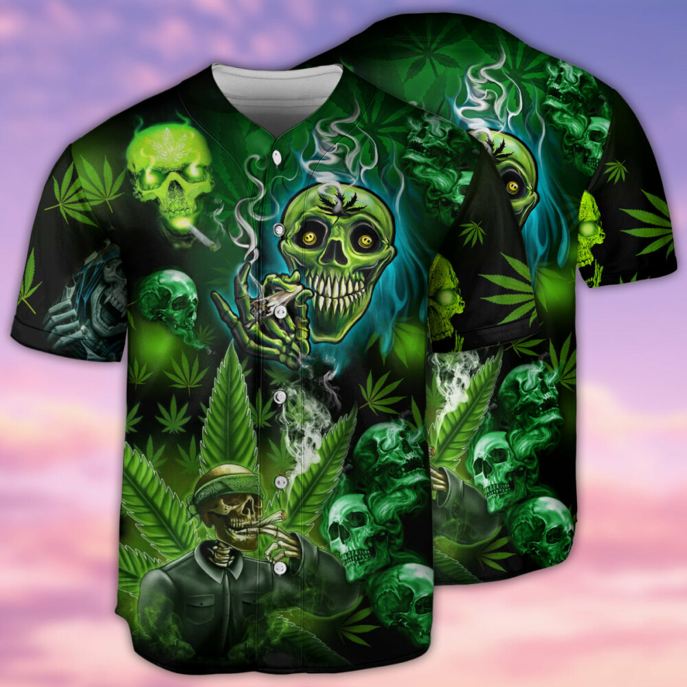 Skull So High - Baseball Jersey - Owl Ohh - Owl Ohh