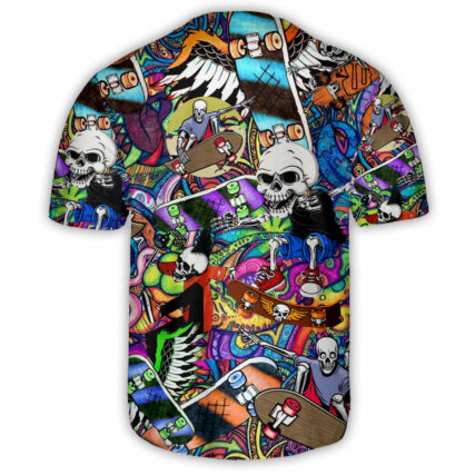 Skull Love Life - Baseball Jersey - Owl Ohh - Owl Ohh