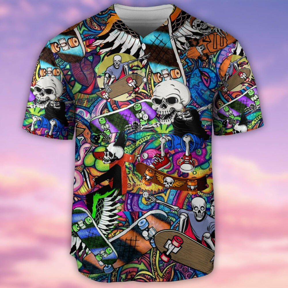 Skull Love Life - Baseball Jersey - Owl Ohh - Owl Ohh
