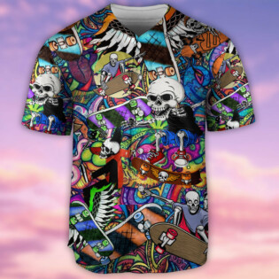 Skull Love Life - Baseball Jersey - Owl Ohh - Owl Ohh