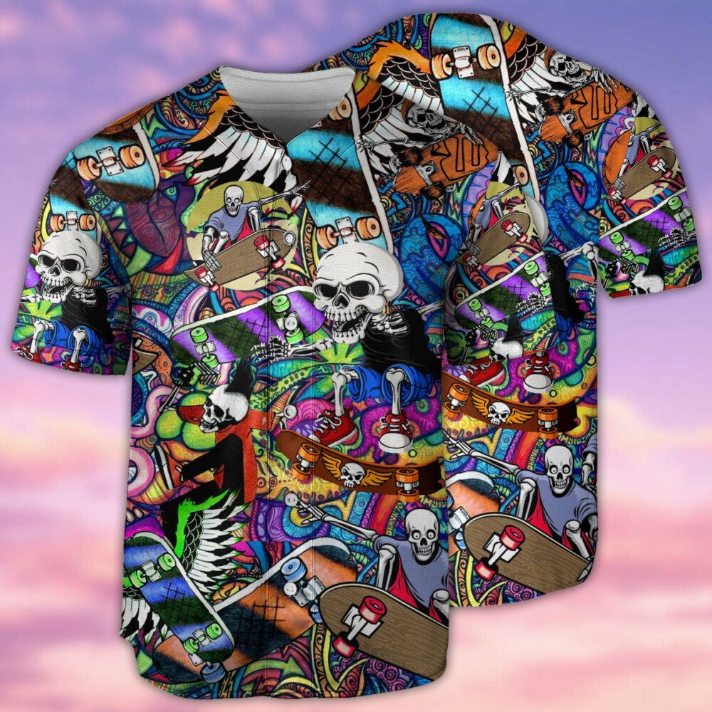 Skull Love Life - Baseball Jersey - Owl Ohh - Owl Ohh