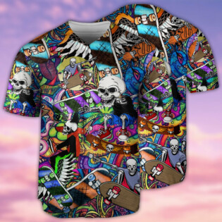 Skull Love Life - Baseball Jersey - Owl Ohh - Owl Ohh