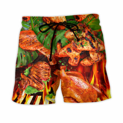 BBQ Chicken So Delicious - Beach Short - Owl Ohh - Owl Ohh