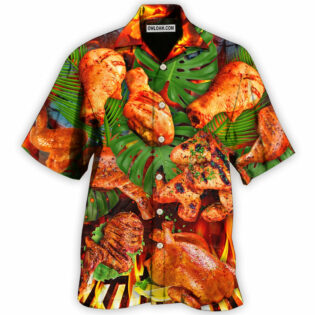 BBQ Food Lover Chicken Style - Hawaiian Shirt - Owl Ohh - Owl Ohh