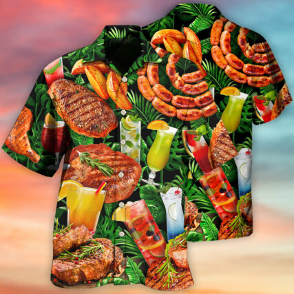 Cocktail BBQ Style - Hawaiian shirt - Owl Ohh - Owl Ohh