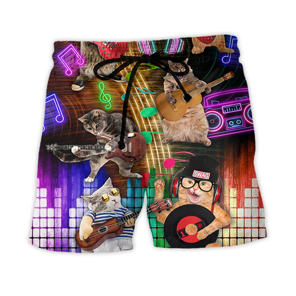 Cat Rocker Lovely Style - Beach Short - Owl Ohh - Owl Ohh
